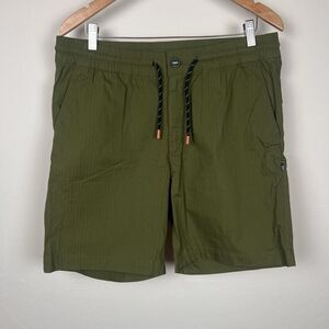 Cotapaxi Shorts Green M Men's Ripstop Travel Shorts Drawstring Elastic Waist